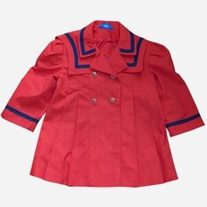 Vintage Rothschild Red Dress Coat Sz 2